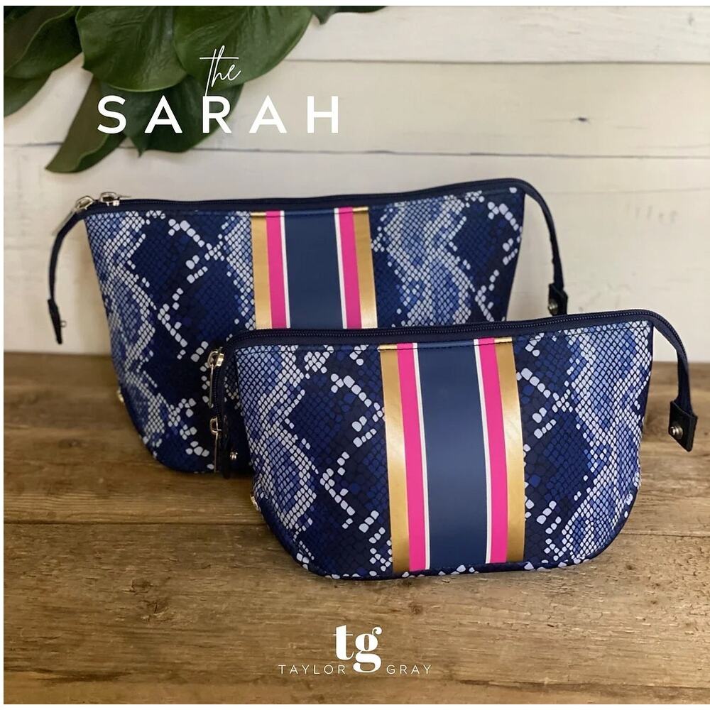 TAYLOR GRAY Neoprene Makeup Bag